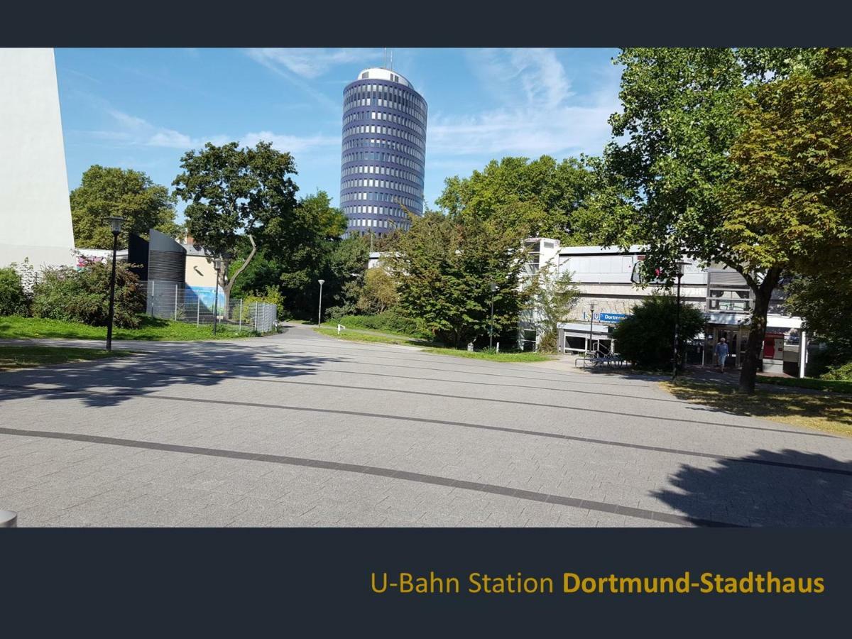 Apartment Mit Balkon Dortmund Eksteriør billede
